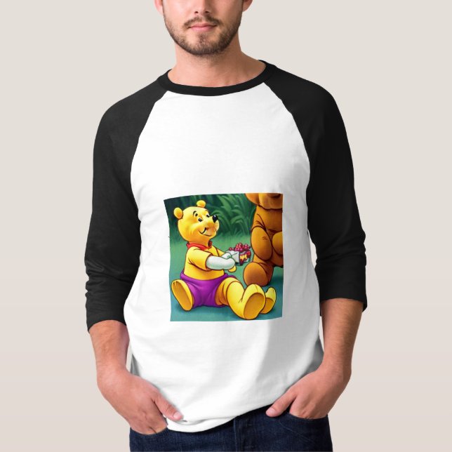 Camiseta Winnie, o Pooh 2. (Frente)