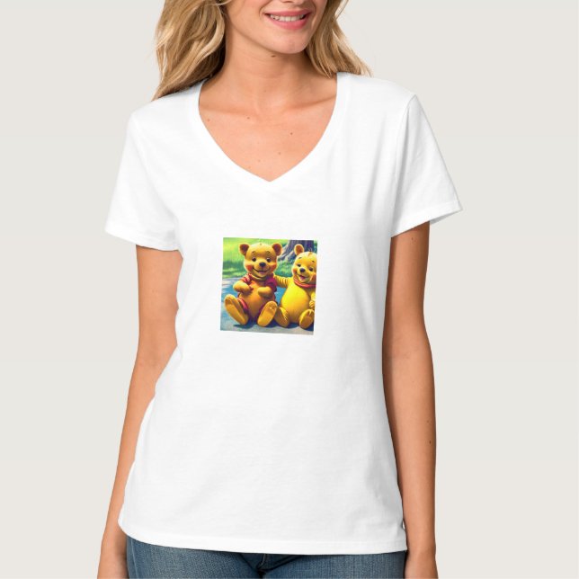Camiseta Winnie, o Pooh 8. (Frente)