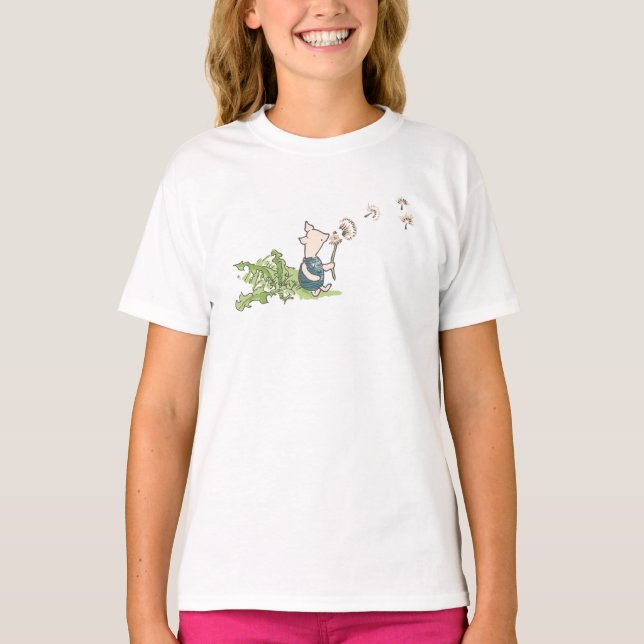 Camiseta Winnie The Pooh- Piglet & Dandelion (Frente)