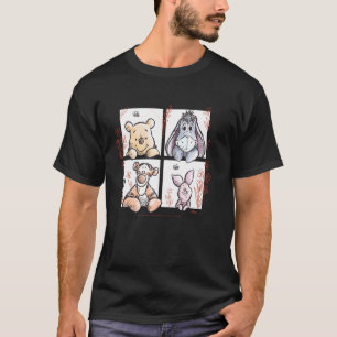 Camiseta Winnie the Pooh - Pooh Eeyore Tigger and Piglet