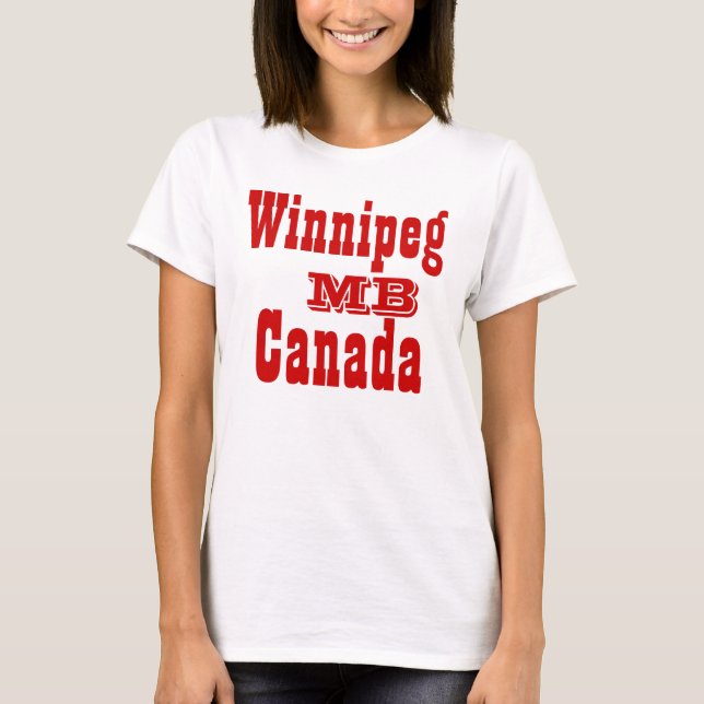 Camiseta Winnipeg manitoba Canada (Frente)