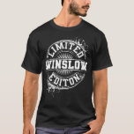Camiseta WINSLOW Funny Surname Family Tree Birthday Reunião<br><div class="desc">WINSLOW Funny Surname Family Tree Birthday Reunião de Natal Idea .lol, legal, engraçada, lol surpresa, retrô, animal, animais, natal, fofo, boneca, boneca, boneca lol, boneca lol, personagens de bonecas lol, aniversário surpresa lol, festa surpresa lol, festas de surpresa lol, lollipop, filme, música, arco-íris, eleições de 2020, 2020, adorável, agricultura, todos...</div>