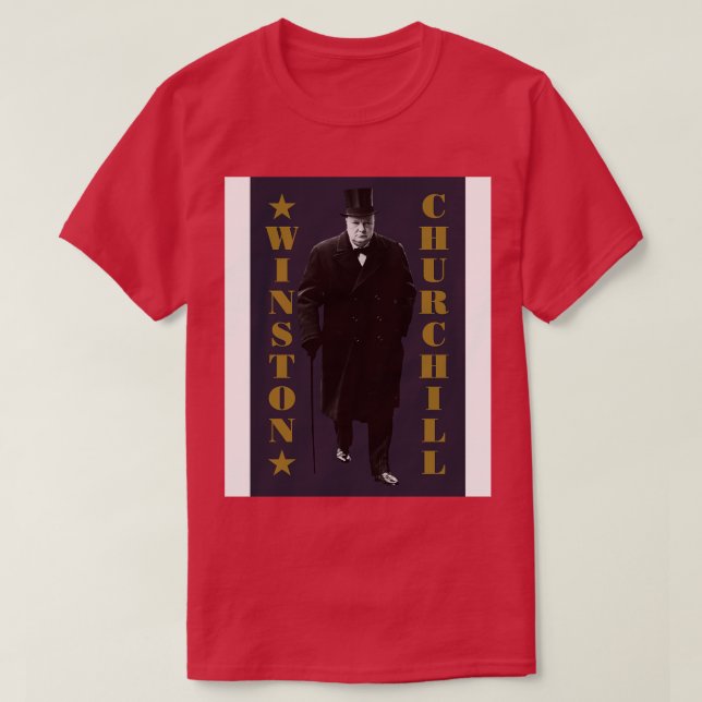 Camiseta Winston Churchill 1 (Frente do Design)