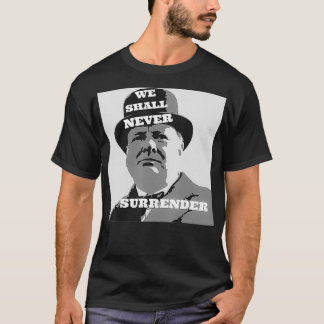 Camiseta Winston Churchill Cote Nunca Devolveremos
