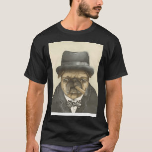 Camiseta Winston Churchill O Pug