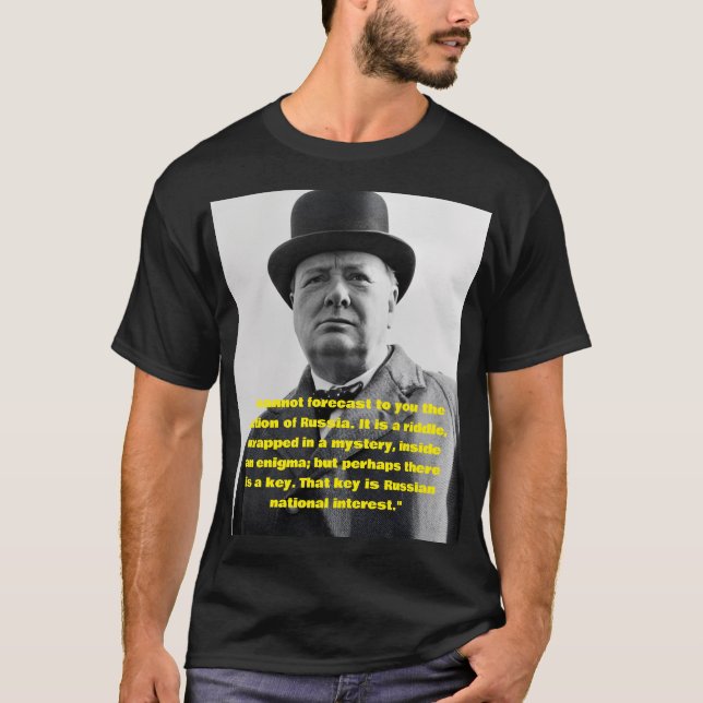 Camiseta Winston Churchill quote  (Frente)