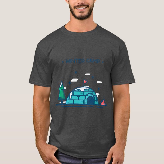 Camiseta Winter Camp Iglo friend (Frente)