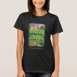 Camiseta Winter Haven Florida FL Jardim Tranquilidade SD898
