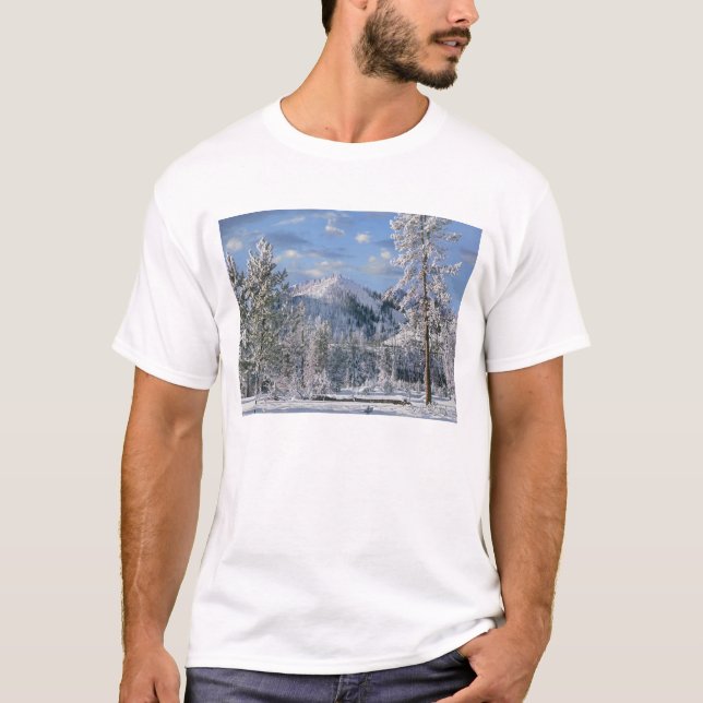 Camiseta Winter in Yellowstone National Park, Wyoming (Frente)