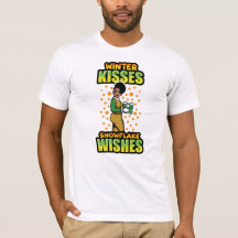 Winter Kisses Snowflake Deseja Mulher Negra Sista