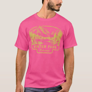 Camiseta Winter Park Mounts Colorado Caminhando Ao Exterior