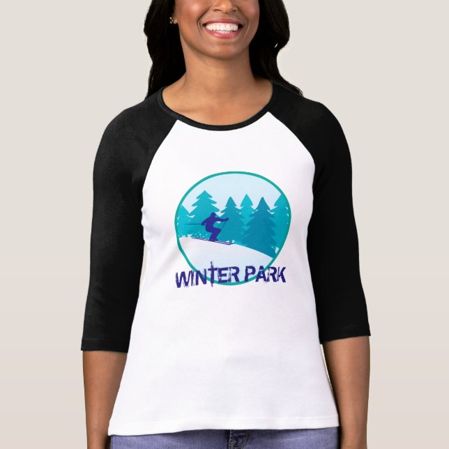 Camiseta Winter Park Skier (Frente)