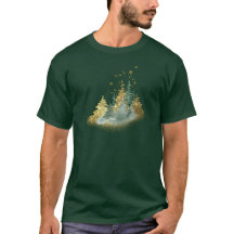 Winter Pine Tree Nature Style T-Shirt