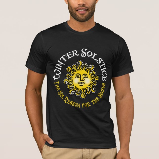 Camiseta WINTER SOLSTICE - A razão Sol para a temporada (Frente)