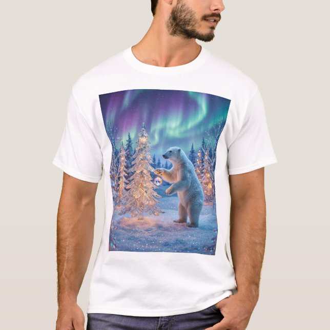 Camiseta Winter Spirit in the Northern Sky (Frente)