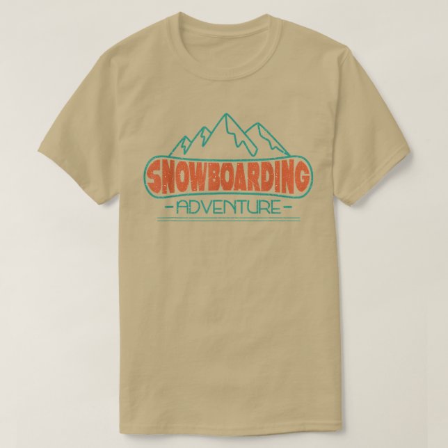 Camiseta Winter Sport Snowboard (Frente do Design)