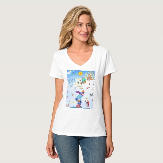 Camiseta Winter Vibes (Frente Completa)