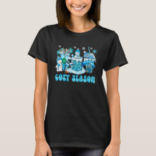 Camiseta Winter Vibs Café Copas Cozy Season Christmas Sno