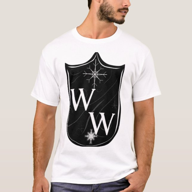 Camiseta Winter War Snowflake & Shield T-Shirt (Frente)