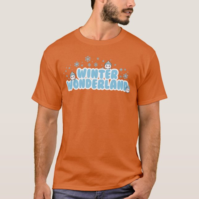 Camiseta Winter Wonderland Snowball friends (Frente)
