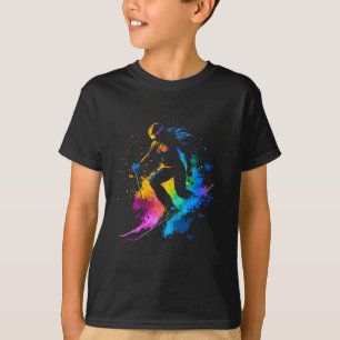 Camiseta Wintersport Paint Alpina Splash Skier Ski Gi