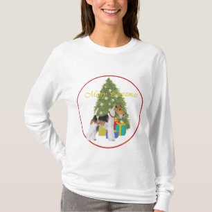 Camiseta Wire Fox Terrier Natal