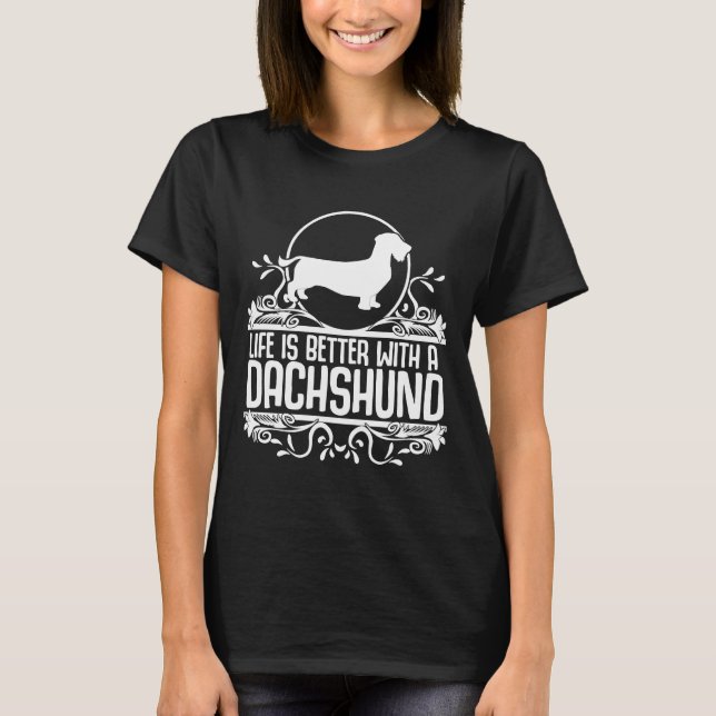 Camiseta Wire Haired Dachshund Hunting Dog (Frente)
