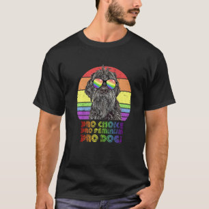 Camiseta Wirehaired Apontando Griffon Pro Choice Pro Femini