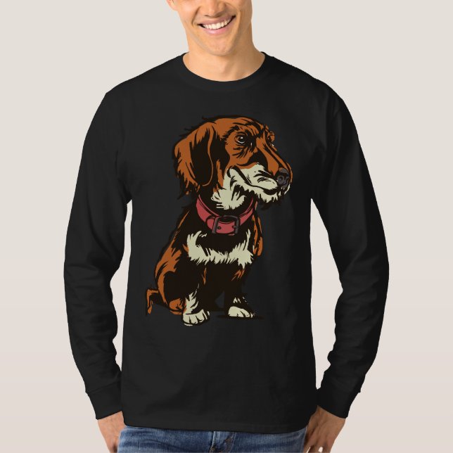 Camiseta Wirehaired Dachshund (Frente)