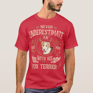 Camiseta Wirehaired Fox Terrier dog Old Man T-Shirt