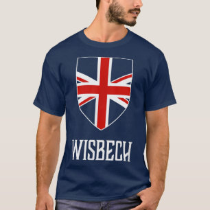 Camiseta Wisbech, Inglaterra - União Britânica Jack UK