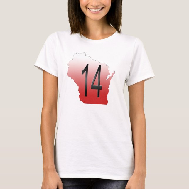 Camiseta Wisconsin 14 (Frente)