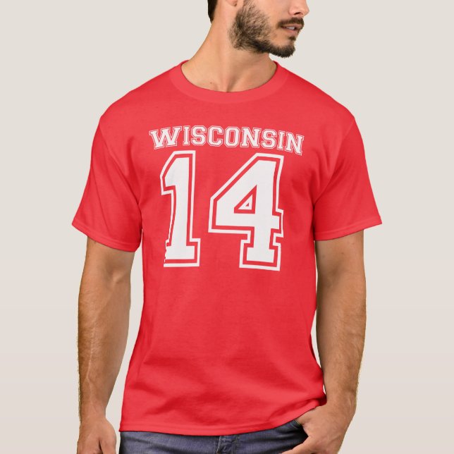 Camiseta Wisconsin 14 (Frente)