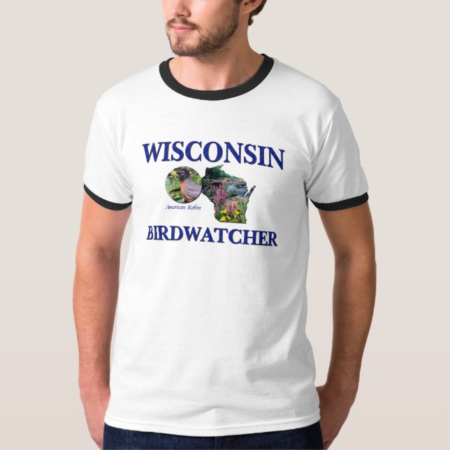 Camiseta Wisconsin Birdwatcher (Frente)