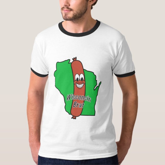 Camiseta Wisconsin Bratman (Frente)