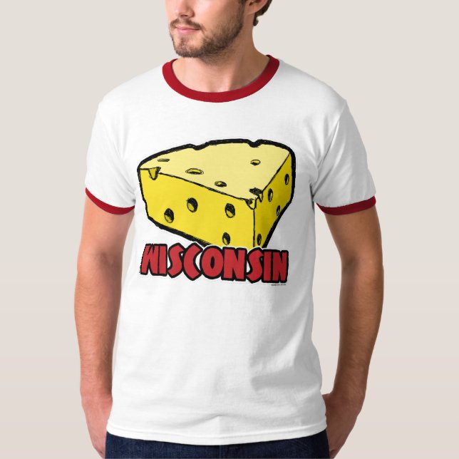 Camiseta Wisconsin Cheese Wedge (Frente)