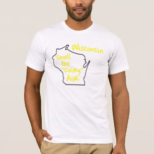 Camiseta Wisconsin - cheire o ar da leiteria