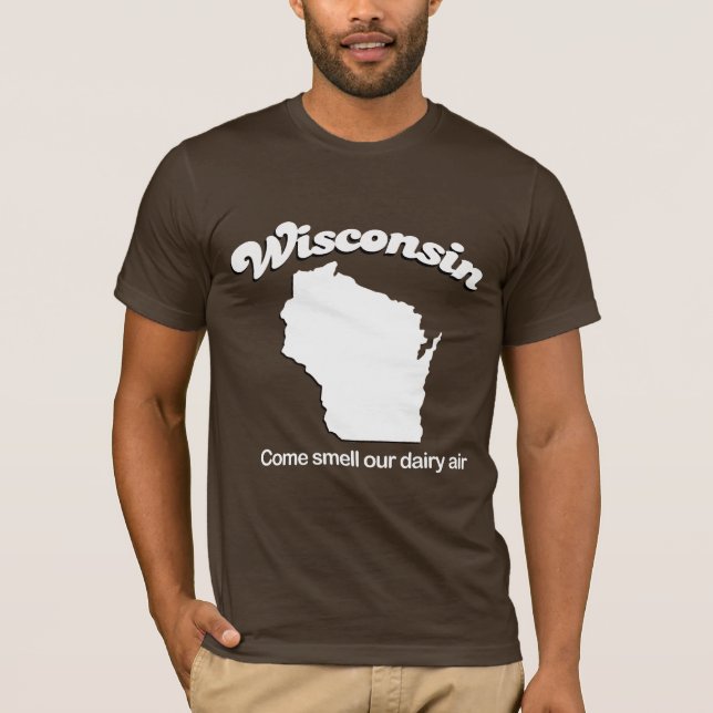 Camiseta Wisconsin - cheiro vindo nosso t-shirt do ar da (Frente)