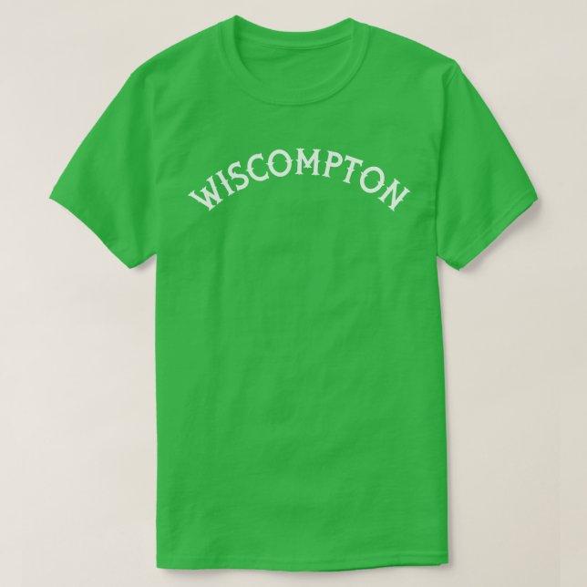 Camiseta Wisconsin Compton Respeite Mash Up Design (Frente do Design)