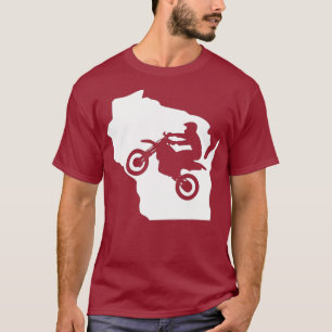 Camiseta Wisconsin Dirt Biking s Motocross Ts MotoX