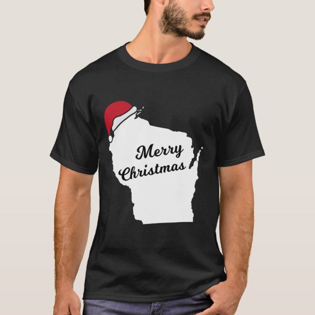 Camiseta Wisconsin Felry Natal Holiday (Frente)