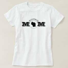 Camiseta Wisconsin Mom 