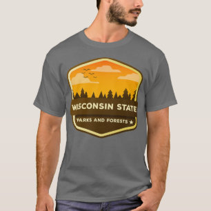Camiseta Wisconsin State Park Sticker 2020