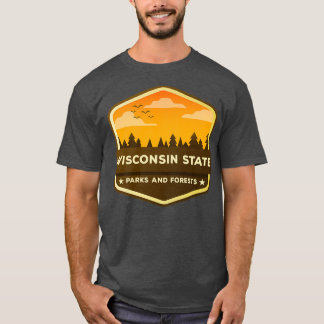 Camiseta Wisconsin State Park Sticker 2020