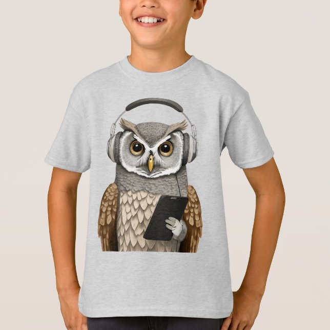 Camiseta Wise Owl Kid (Frente)