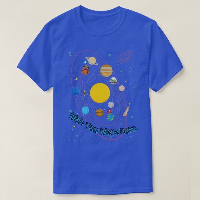 Camiseta Wish You Were Here (Frente do Design)