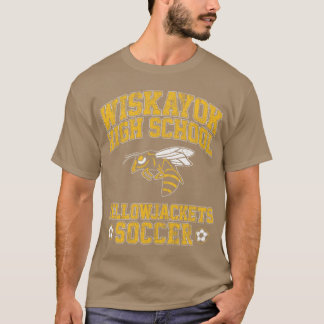 Camiseta Wiskayok High School Yellowjackets Futebol Yellowj