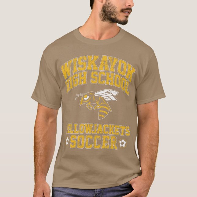 Camiseta Wiskayok High School Yellowjackets Soccer Yellowja (Frente)