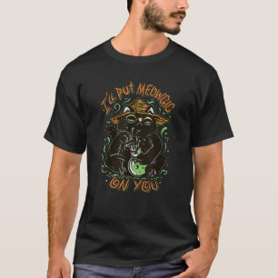 Camiseta Witch Cat - Vou colocar meowgic em você