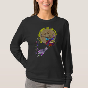 Camiseta Witch Charging Crystals Full Moon Premium